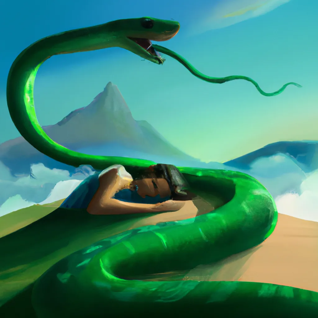 Dicas sonhar com cobra verde picando