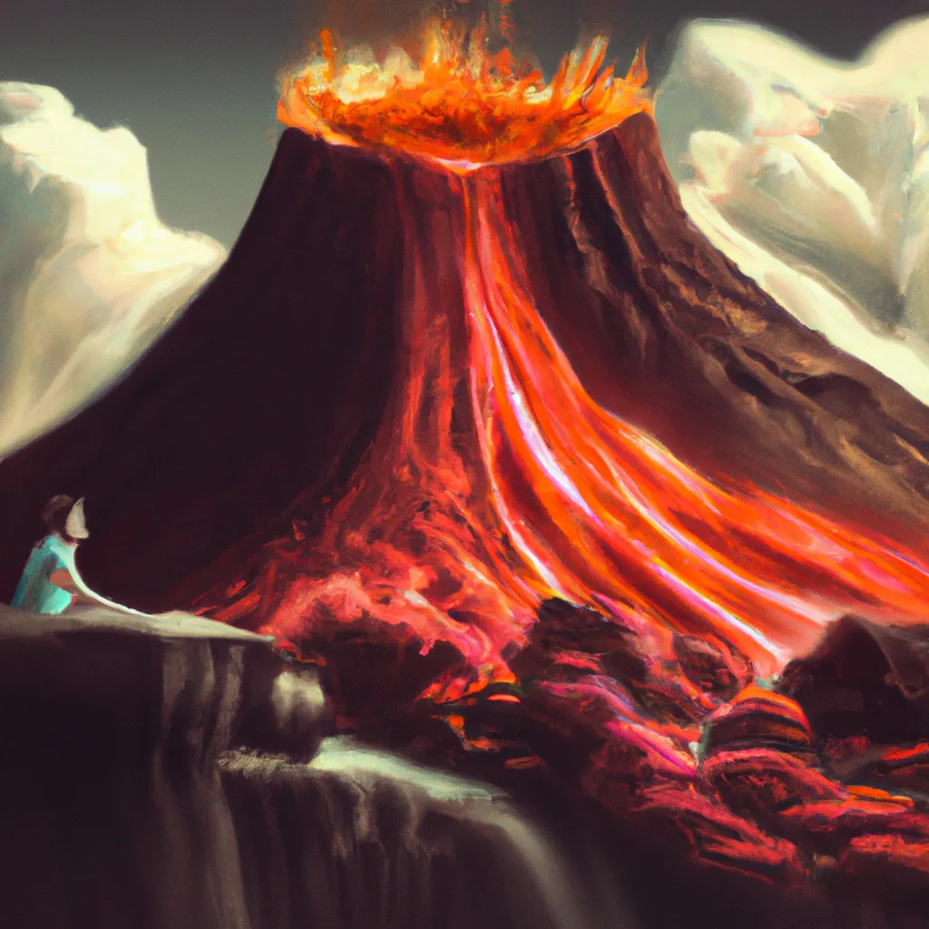 Dicas sonhar com lava de vulcao escorrendo
