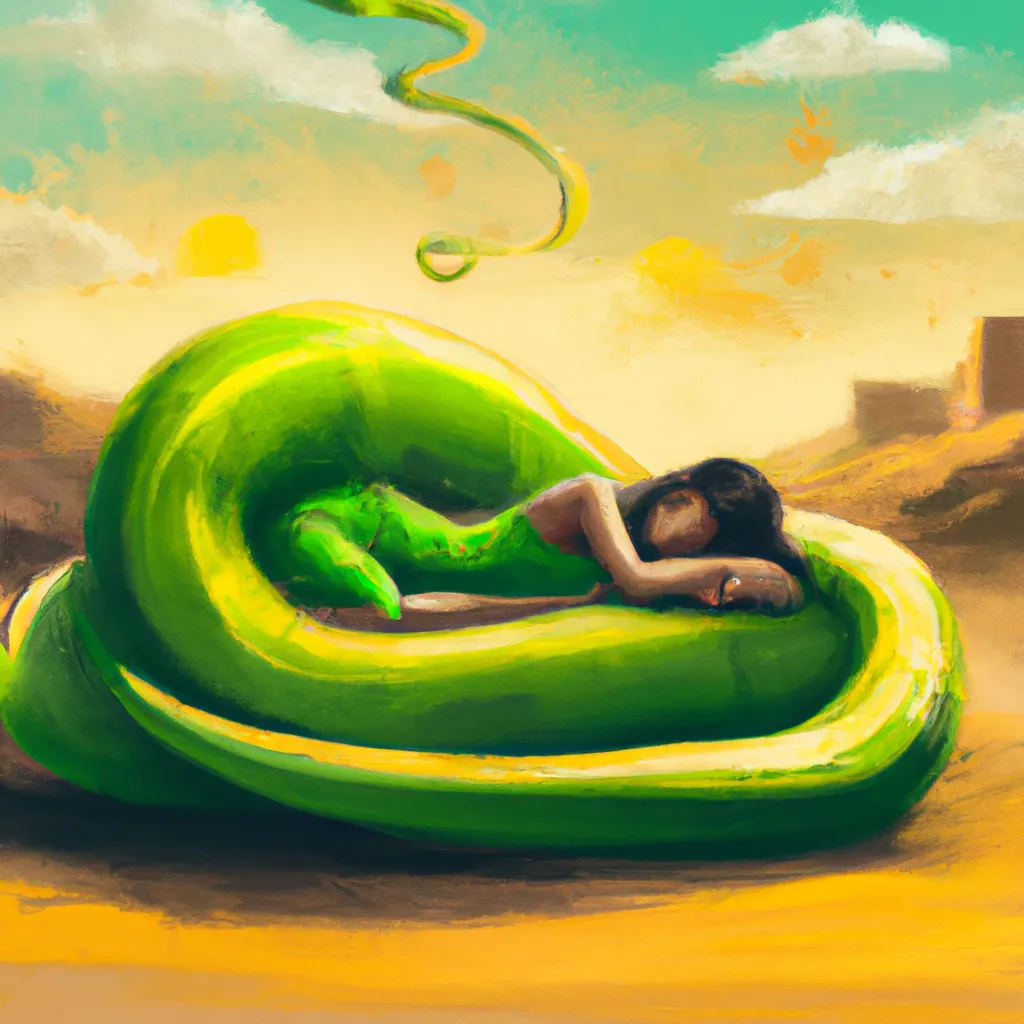 Dicas sonhar com serpente verde