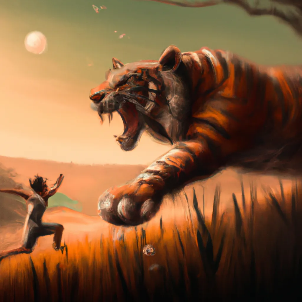 Dicas sonhar com tigre atacando