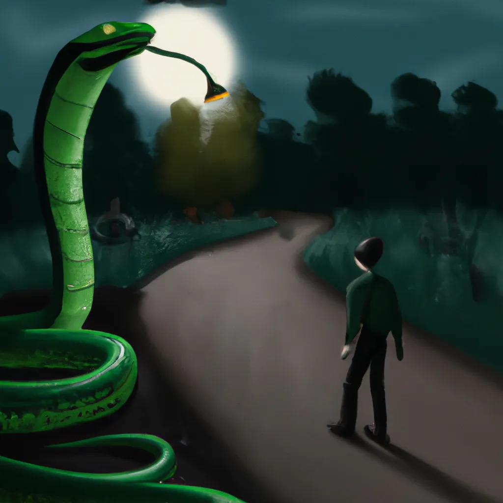 Fotos o que e sonhar com cobra verde