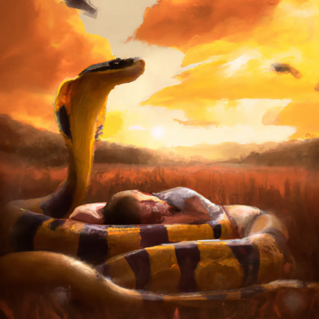 Fotos o que significa sonhar com cobra laranja
