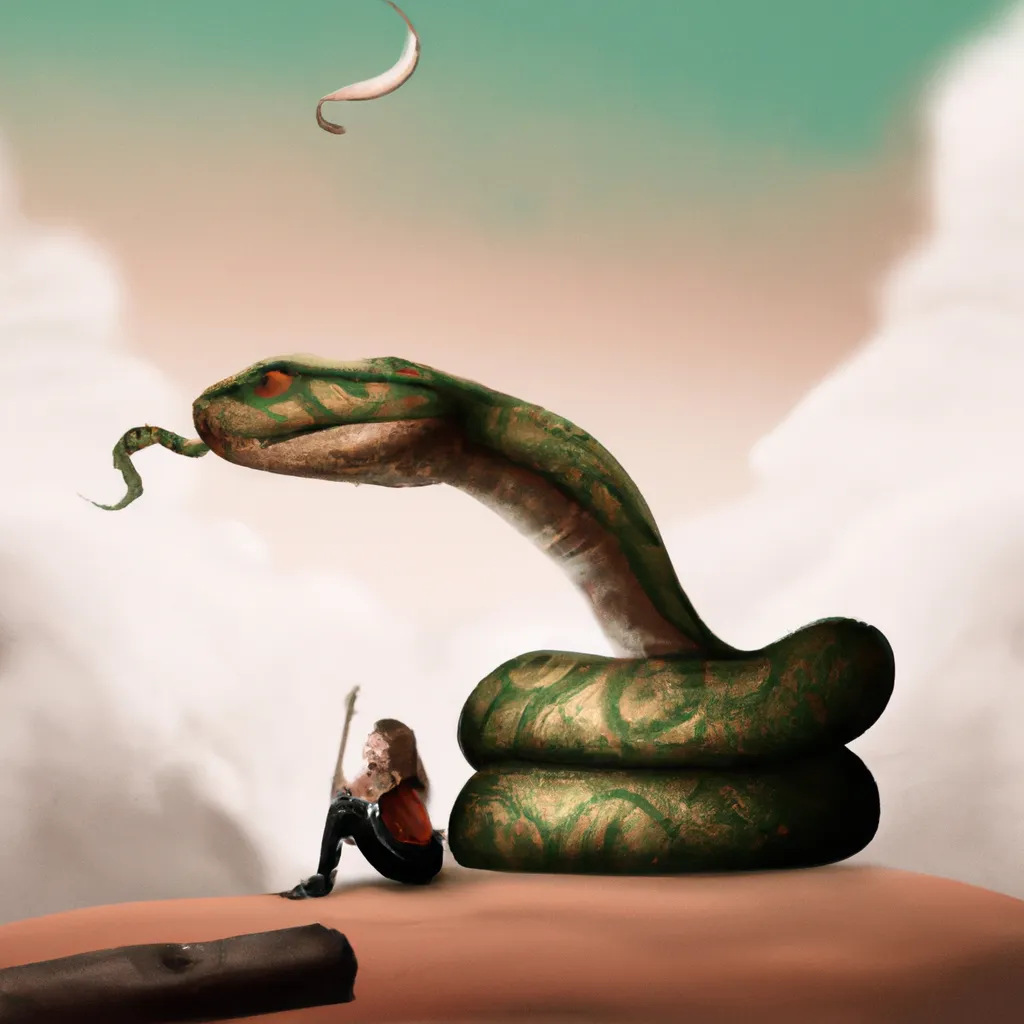 Fotos o que significa sonhar com cobra muito grande