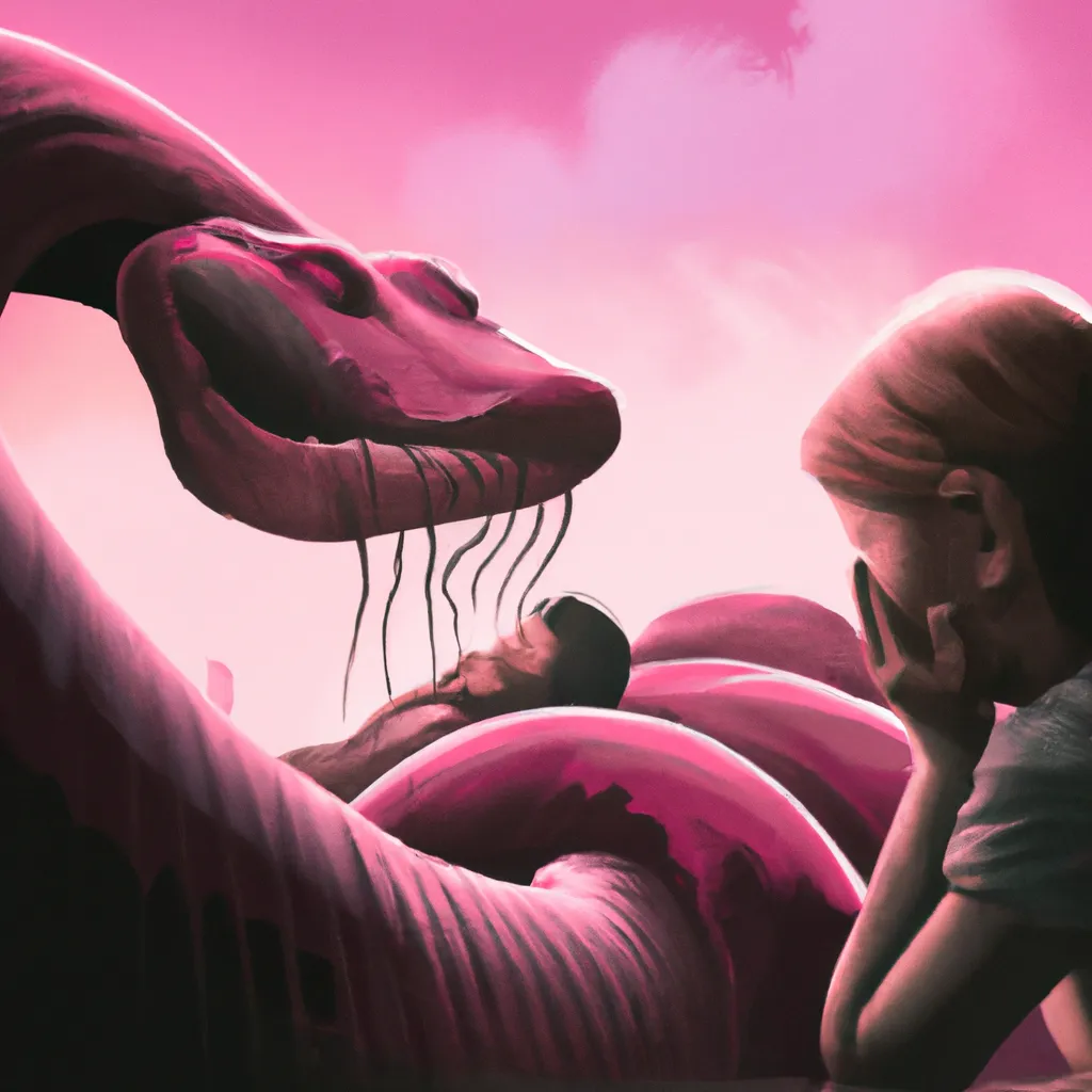 Fotos o que significa sonhar com cobra rosa