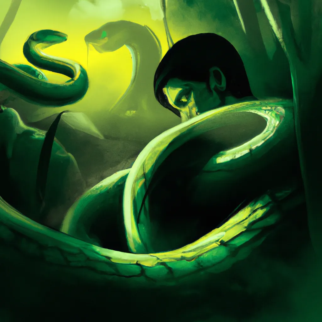 Fotos o que significa sonhar com cobras verdes