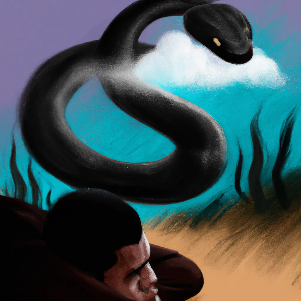 Fotos significado de sonhar com cobra grande preta