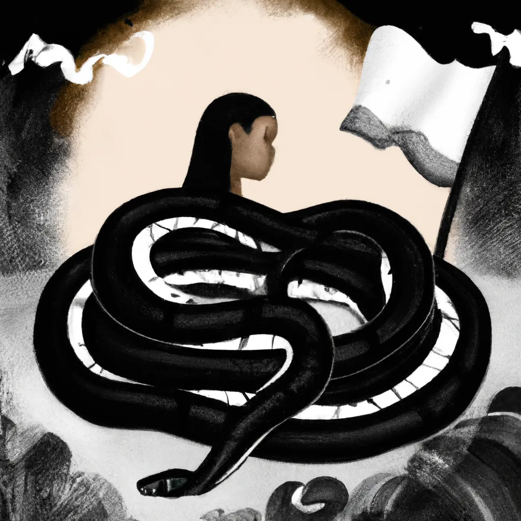 Fotos significado de sonhar com cobra preta e branca