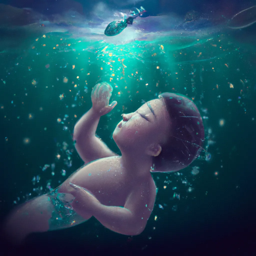 Fotos sonhar com bebe mergulhando na agua