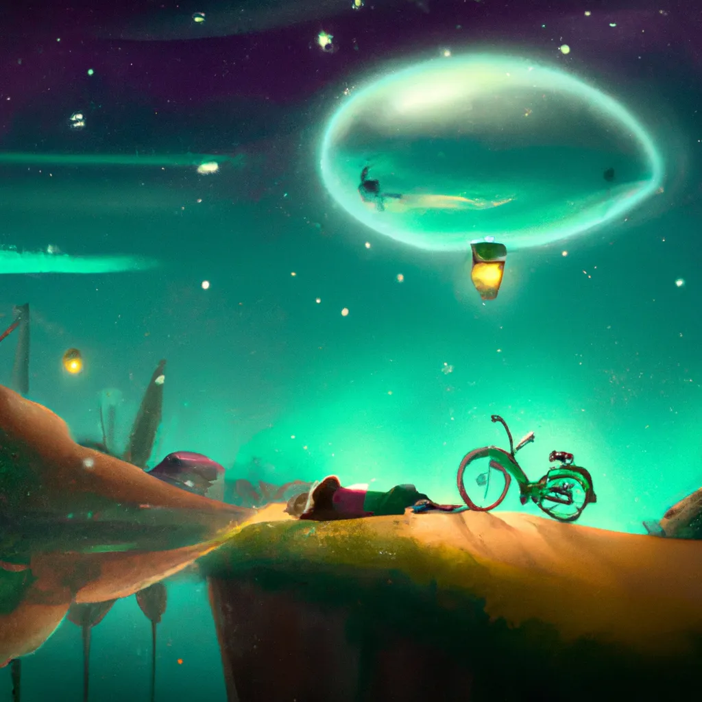 Fotos sonhar com bicicleta verde
