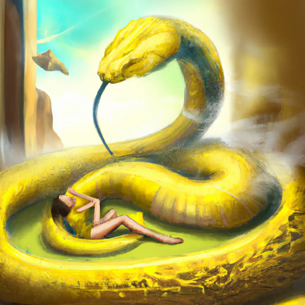 Fotos sonhar com cobra amarela atacando