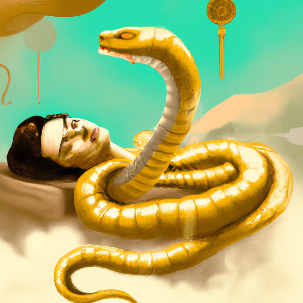 Fotos sonhar com cobra dourada