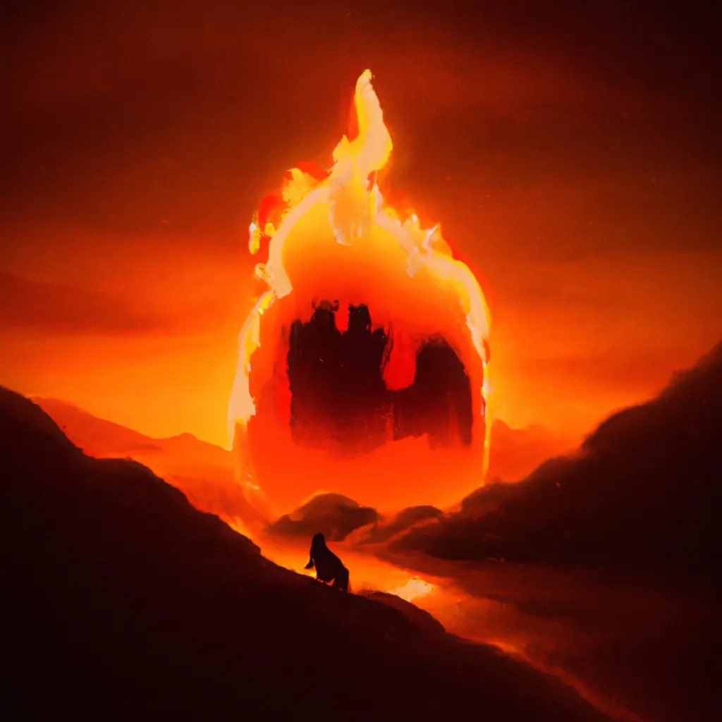 Fotos sonhar com lava de fogo