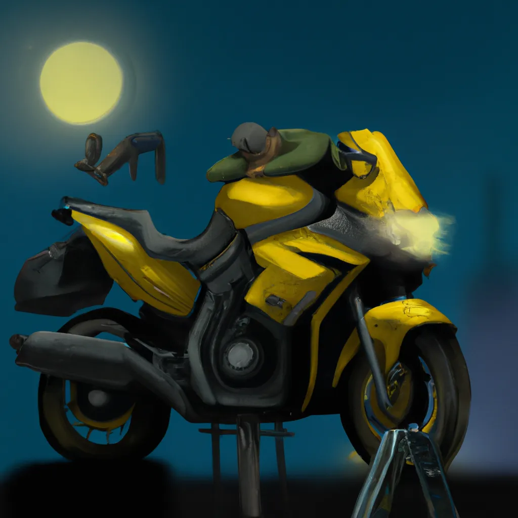 Fotos sonhar com moto amarela
