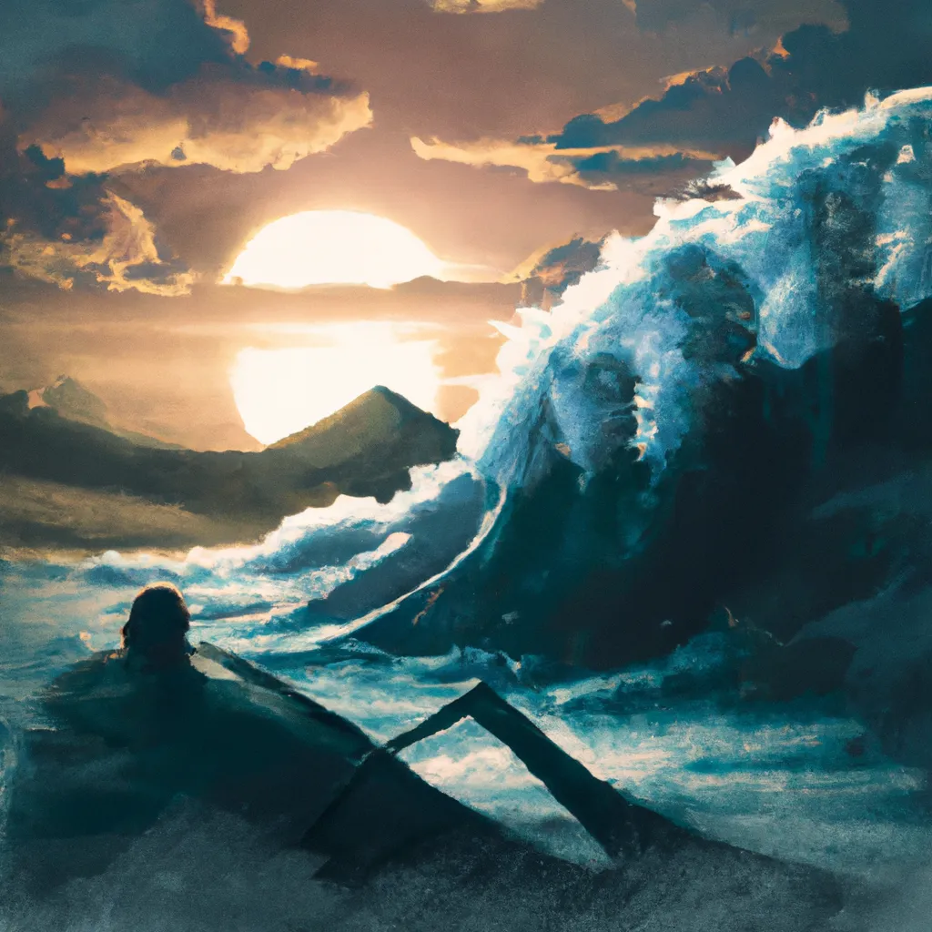 Fotos sonhar com ondas grandes e mar agitado