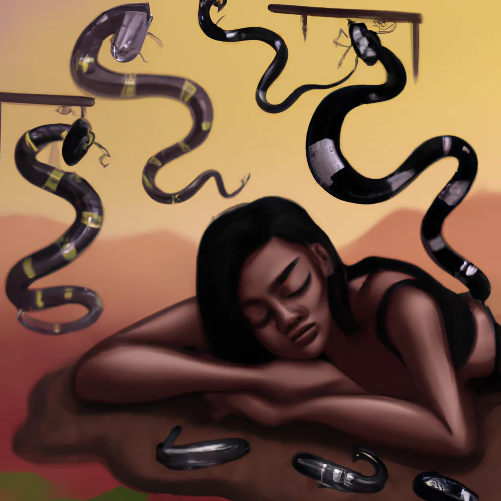 Fotos sonhar com varias cobras pretas