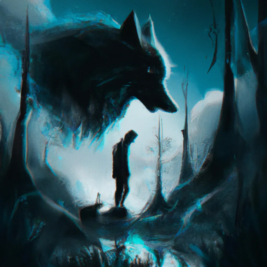 Fotos sonho com lobo preto