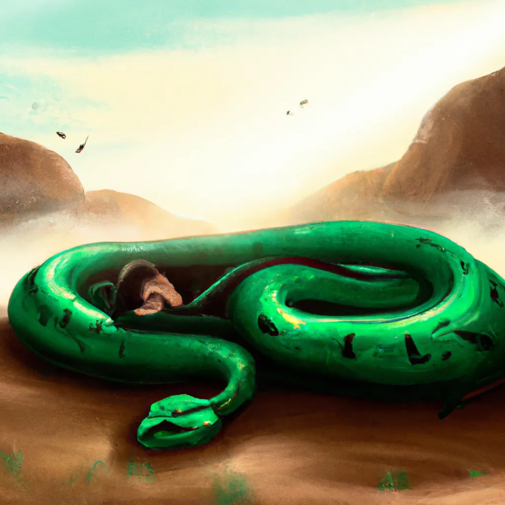 Descubra o Significado de Sonhar com Cobra Grande Verde! 3 Ideias o que significa sonhar com cobra grande verde