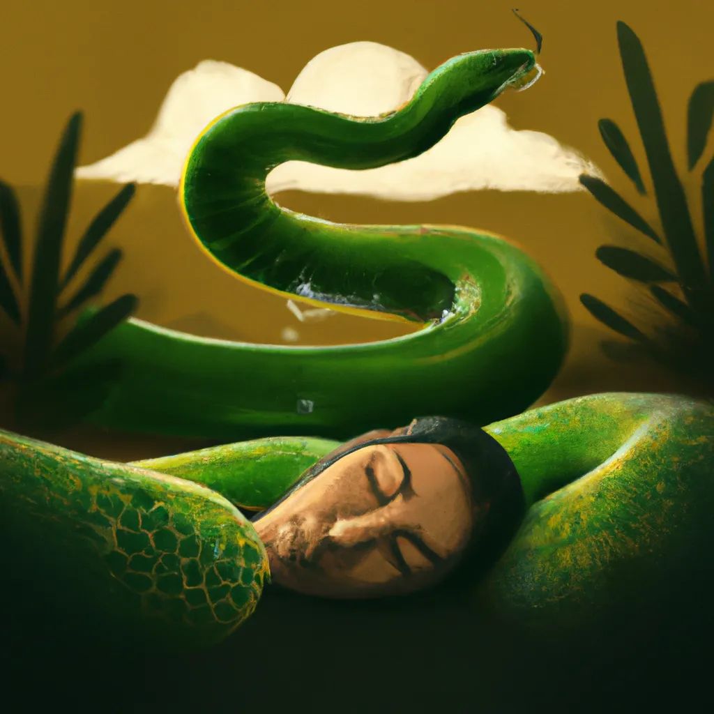 Ideias o que significa sonhar com cobras verdes