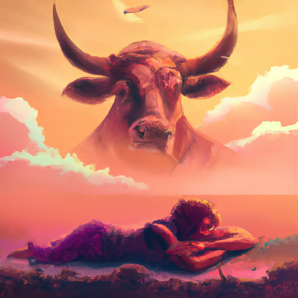 Ideias o que significa sonhar com vaca brava