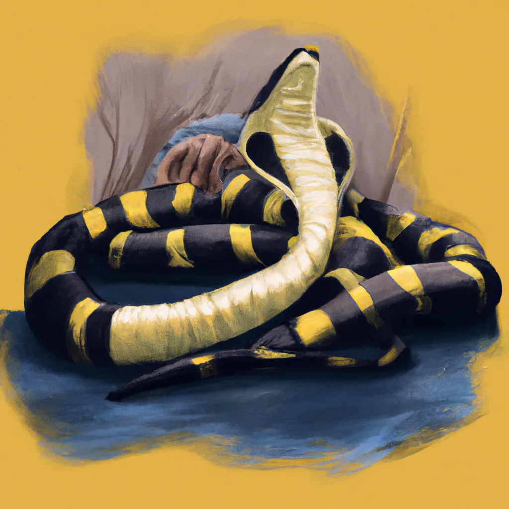 Ideias significado de sonhar com cobra amarela e preta