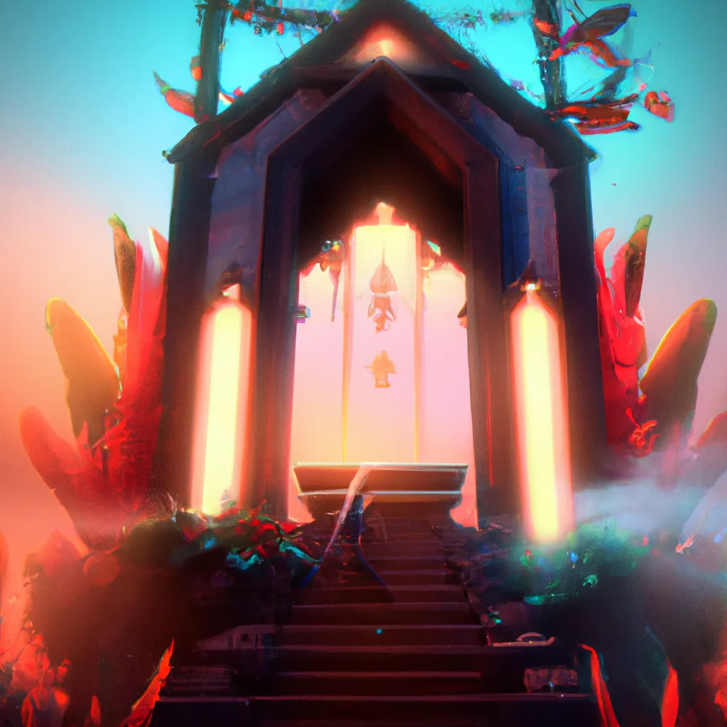 Ideias sonhar com altar de igreja