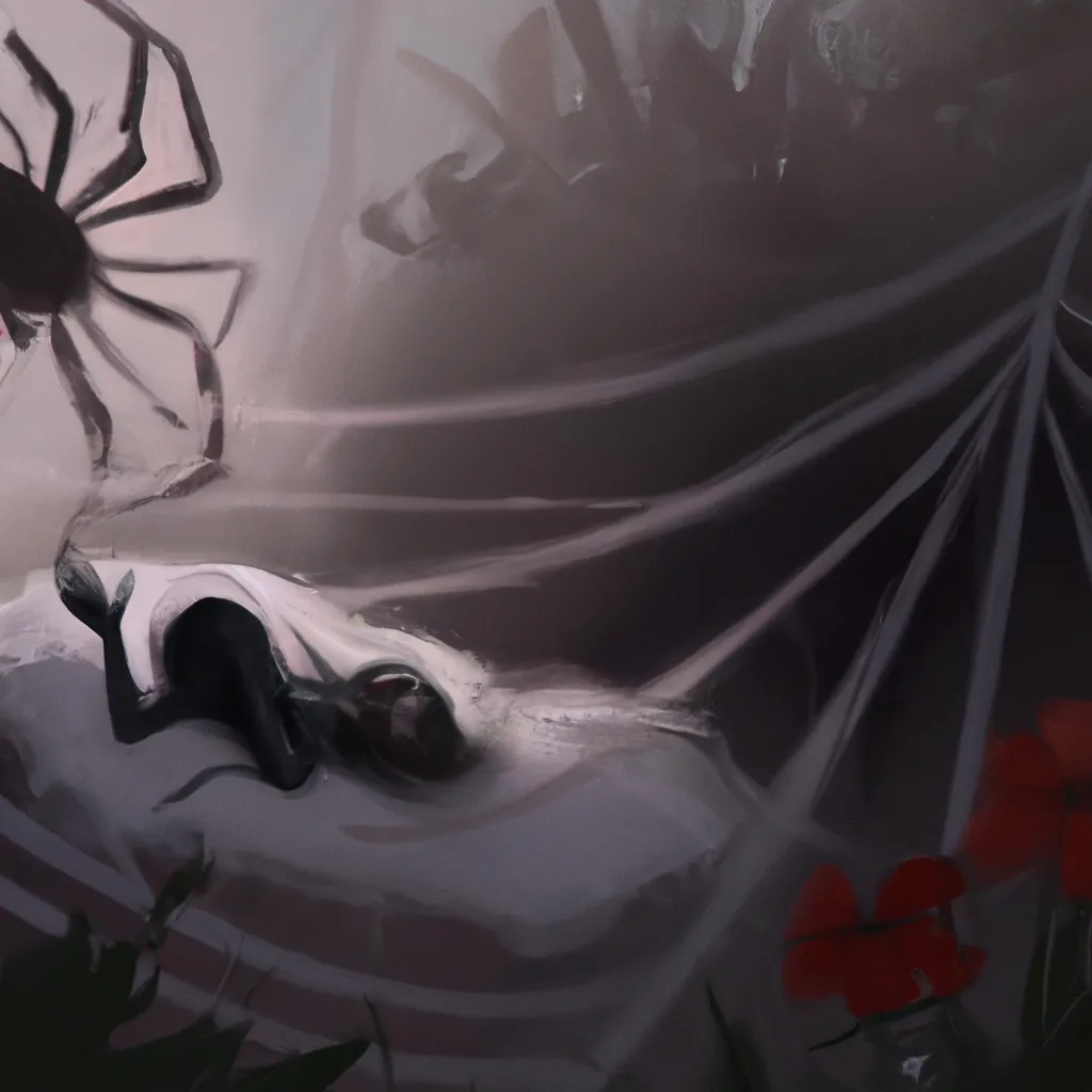 Ideias sonhar com aranha preta picando