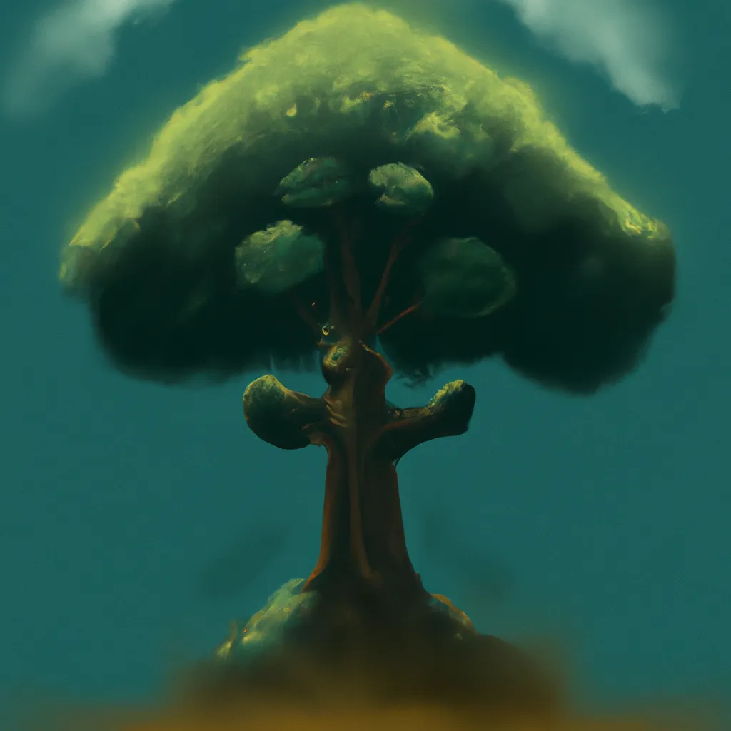 Ideias sonhar com arvore verde