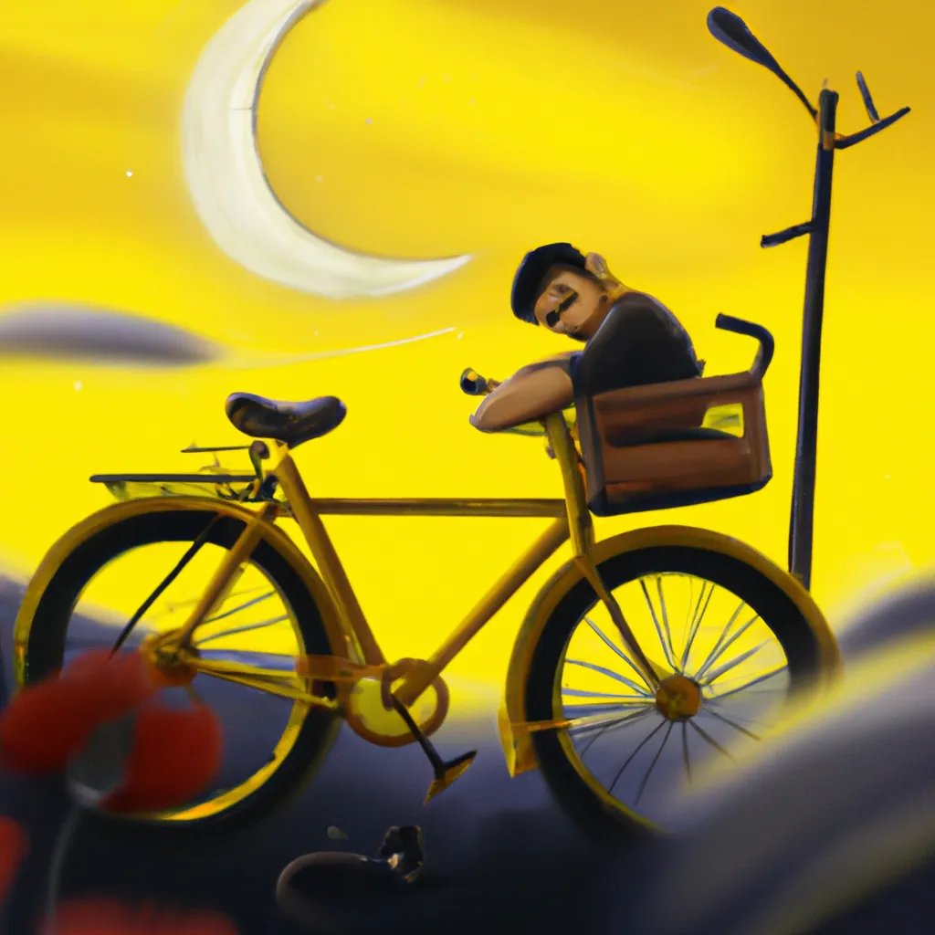 Ideias sonhar com bicicleta amarela