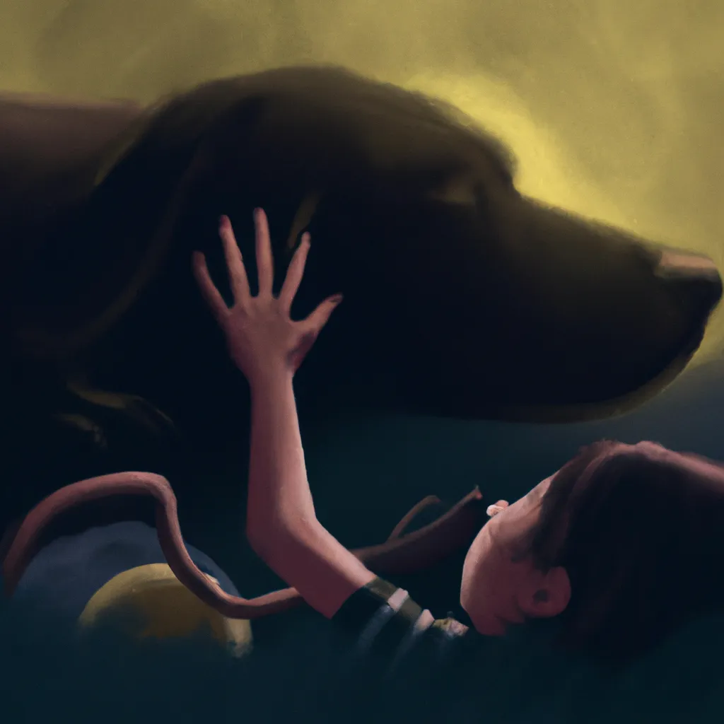 Ideias sonhar com cachorro preto mordendo o braco