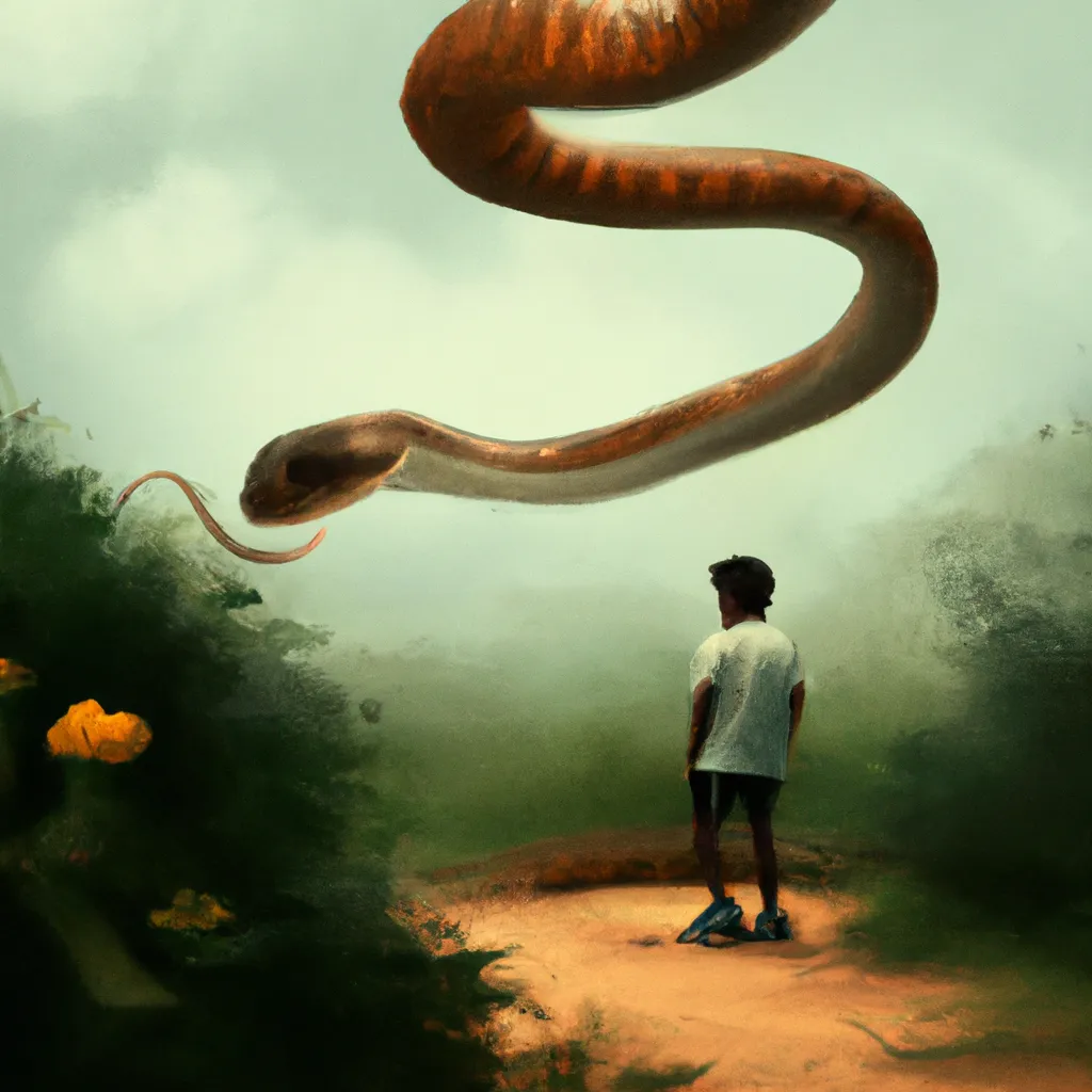 Ideias sonhar com cobra correndo atras de vc