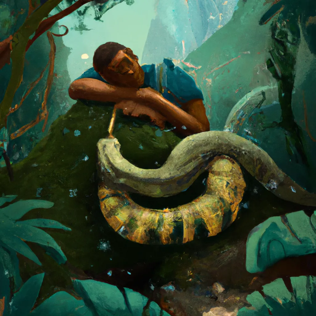 Ideias sonhar com cobra jiboia grande