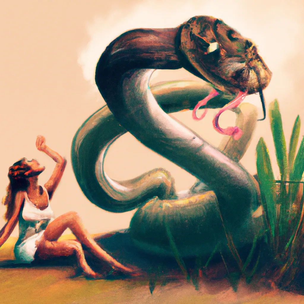 Ideias sonhar com cobra pequena atacando