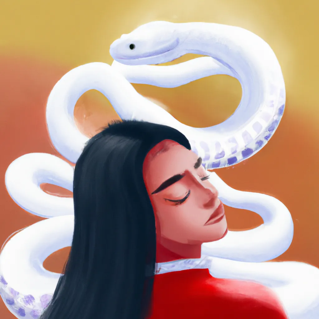 Ideias sonhar com cobra vermelha e branca