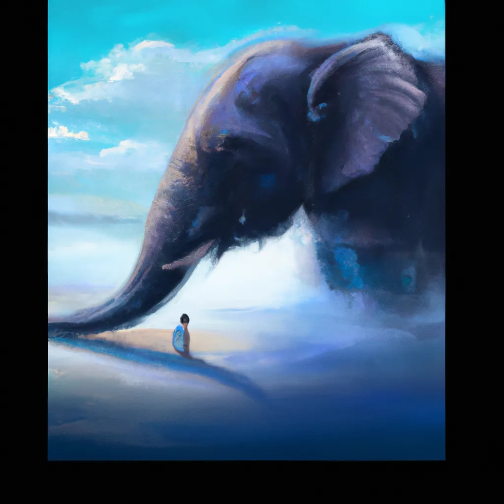 Ideias sonhar com elefante grande