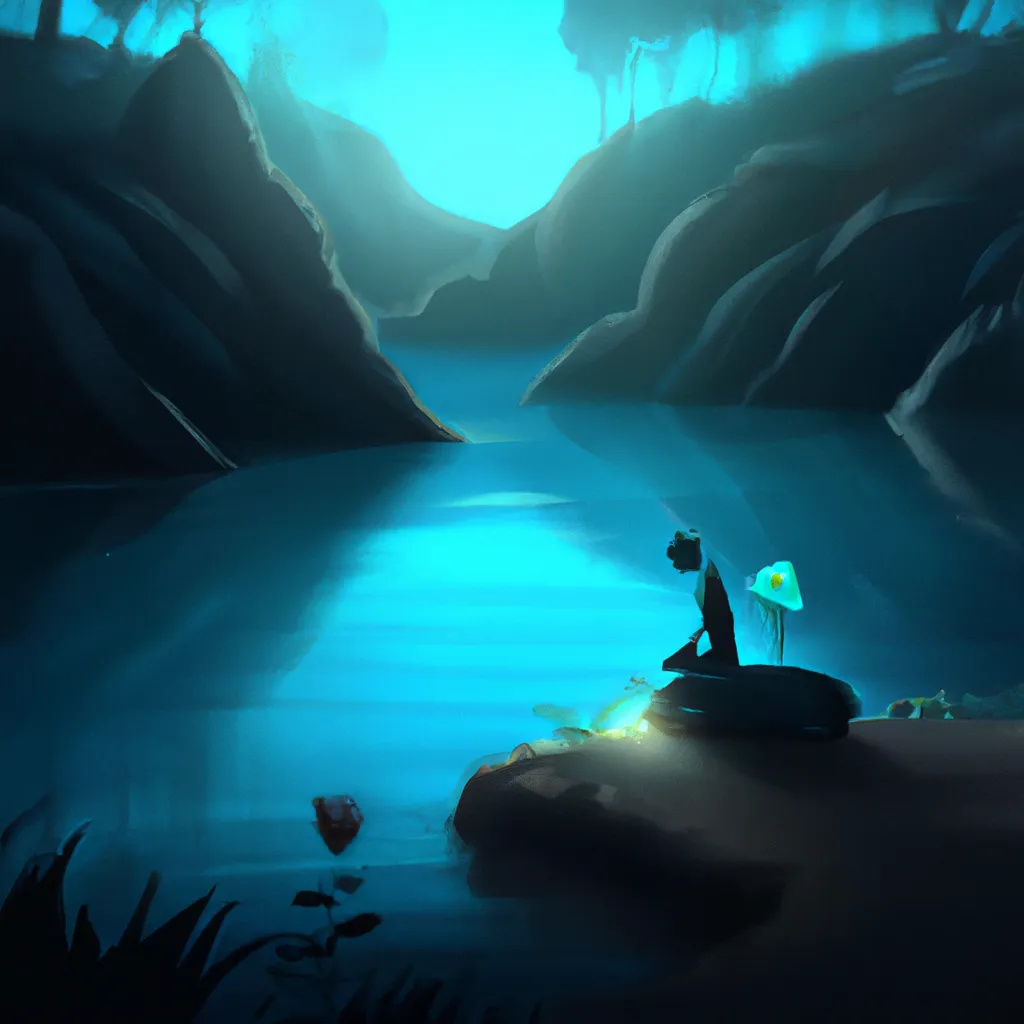 Ideias sonhar com lagoa azul