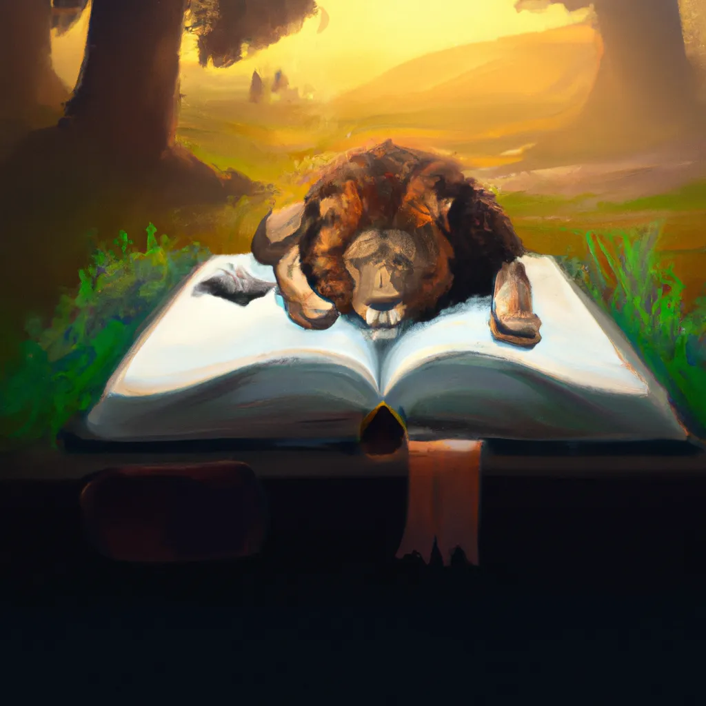 Ideias sonhar com leao na biblia