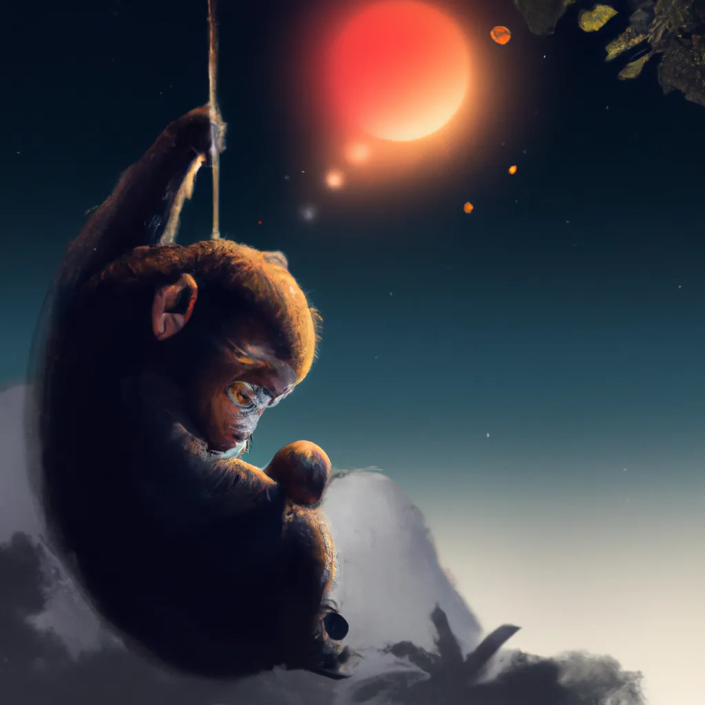 Ideias sonhar com macaco preto grande