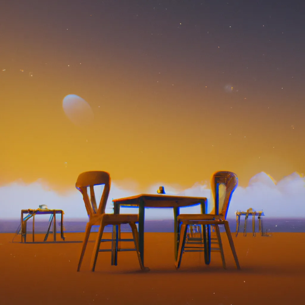 Ideias sonhar com mesa e cadeiras