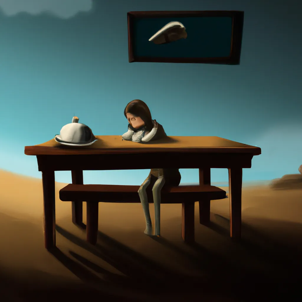 Ideias sonhar com mesa vazia