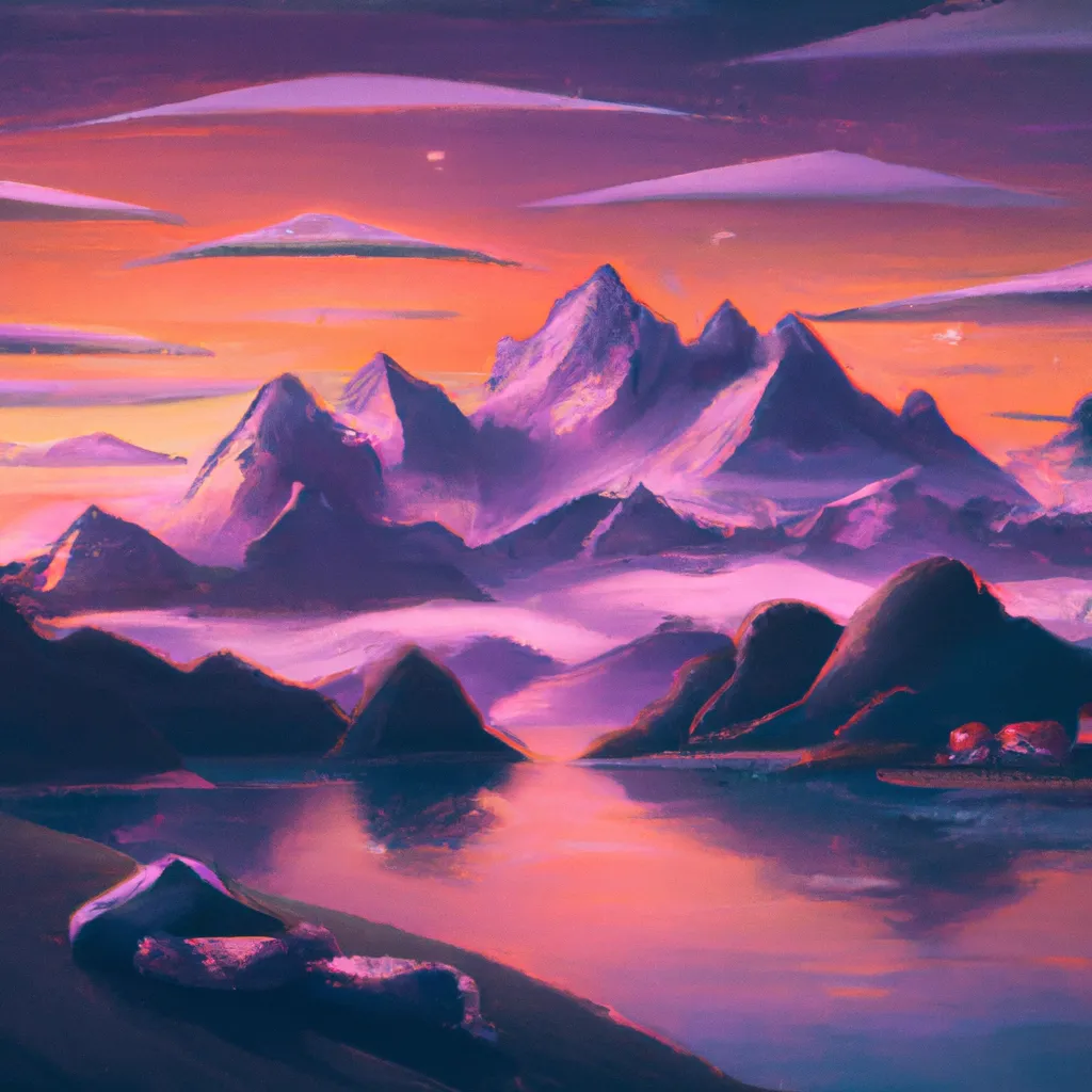 Ideias sonhar com paisagem de montanhas