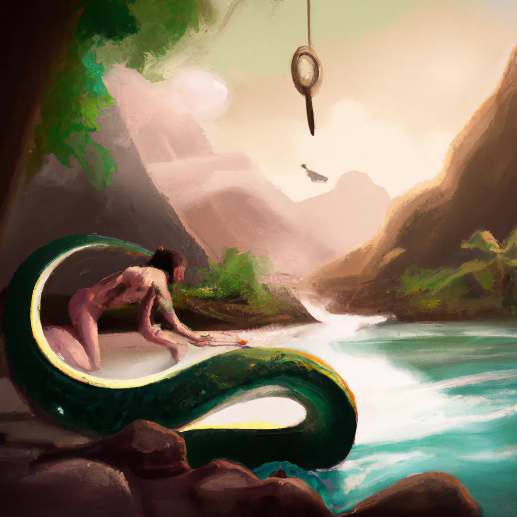 Ideias sonhar com rio e cobra