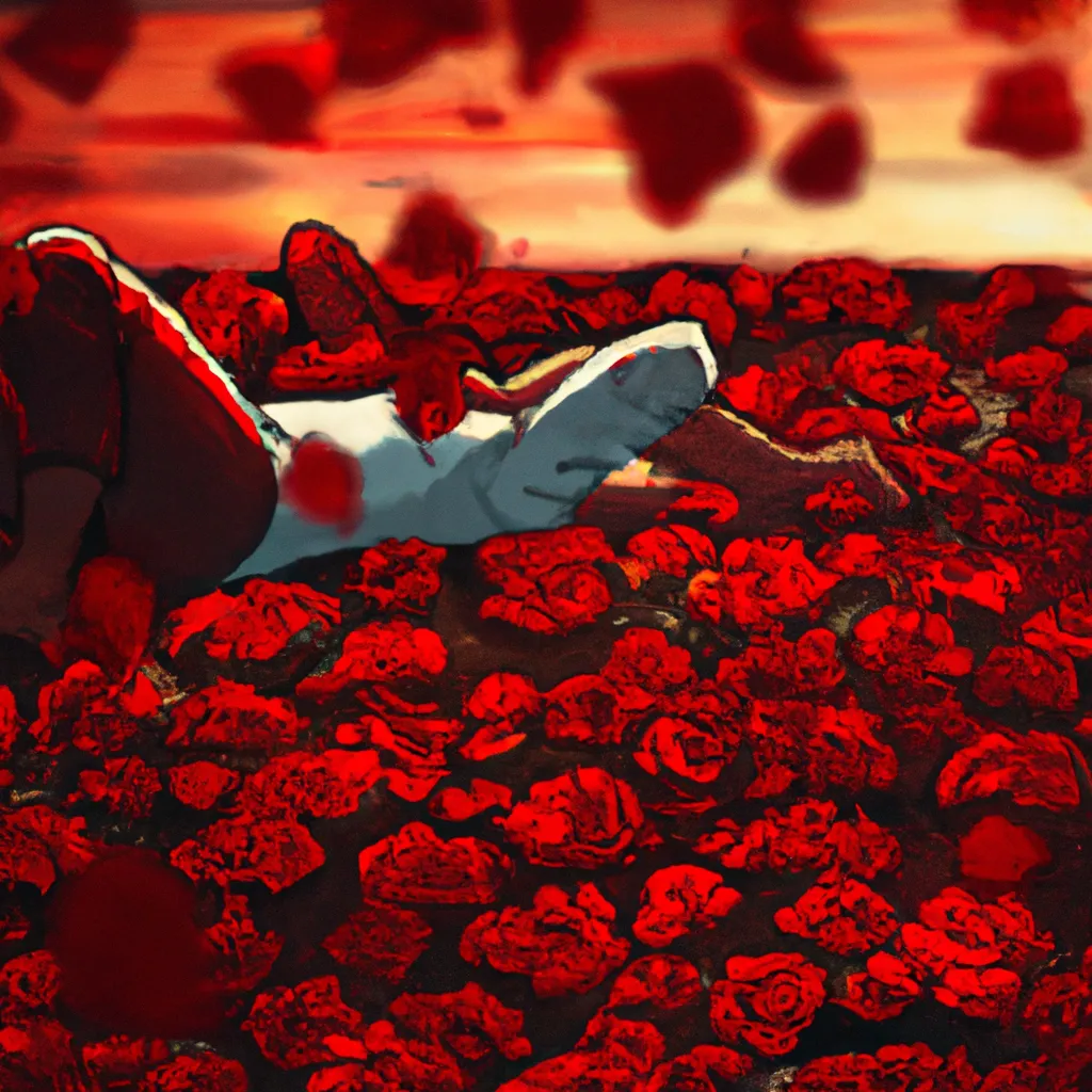 Ideias sonhar com rosas vermelhas no chao