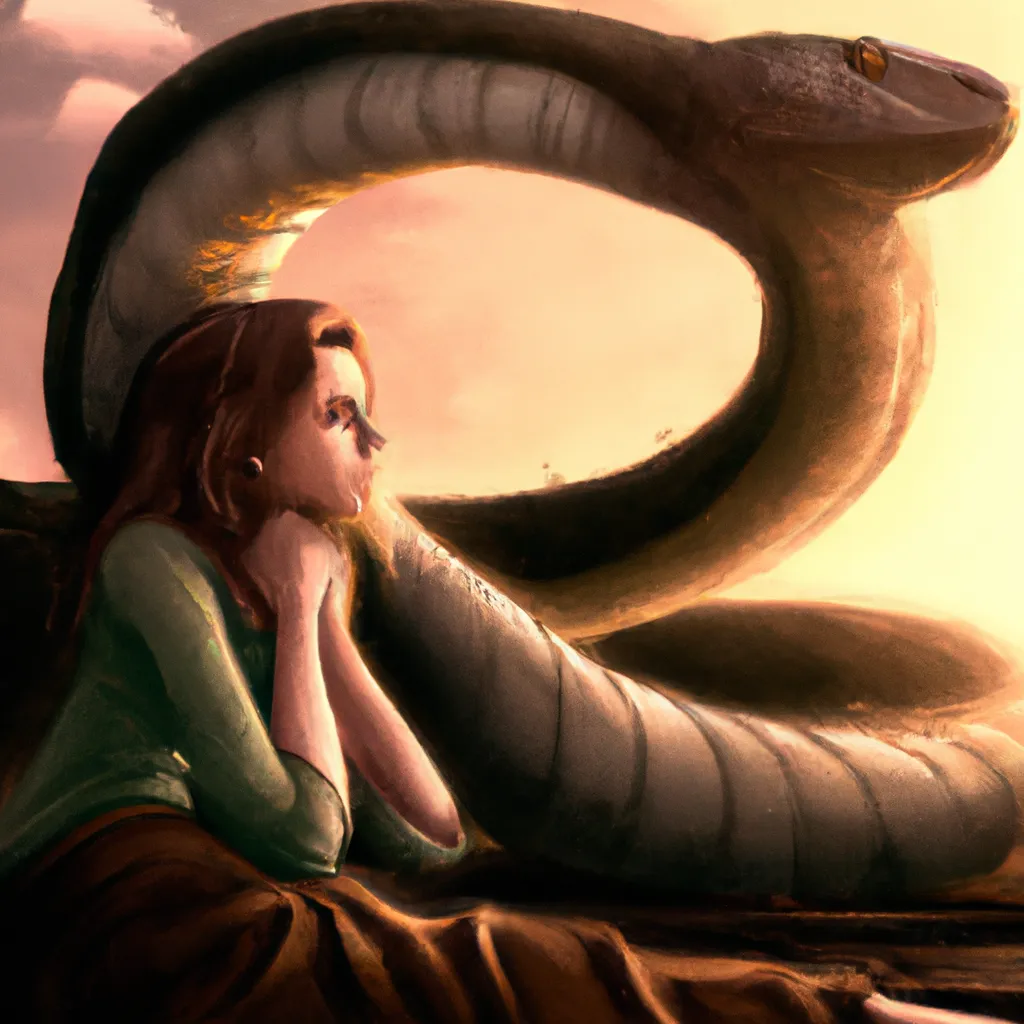 Ideias sonhei com uma cobra gigante