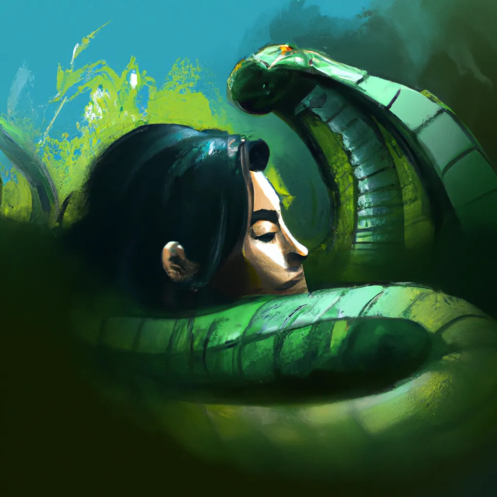 Imagens o que e sonhar com cobra verde
