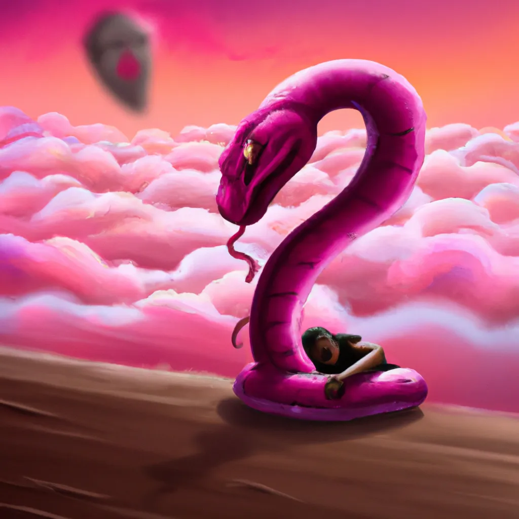 Imagens o que significa sonhar com cobra rosa