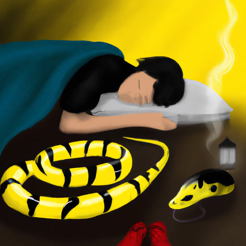 Imagens significado de sonhar com cobra amarela e preta