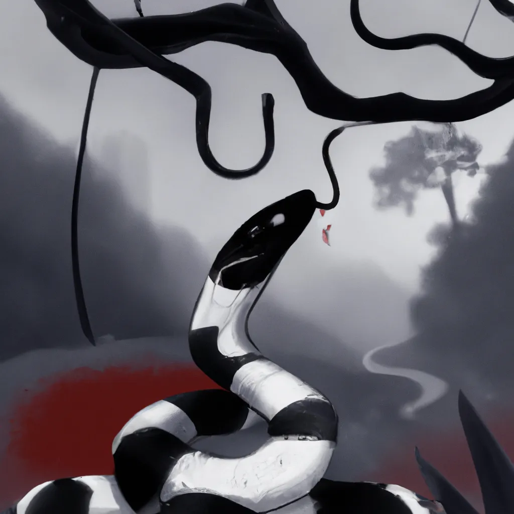 Descubra o Significado de Sonhar com Cobra Preta e Branca! 4 Imagens significado de sonhar com cobra preta e branca
