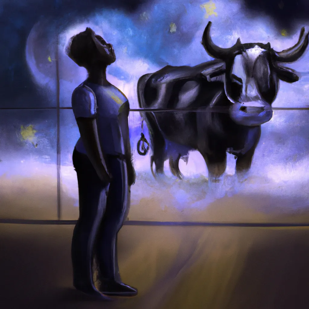 Imagens significado de sonhar com vaca preta