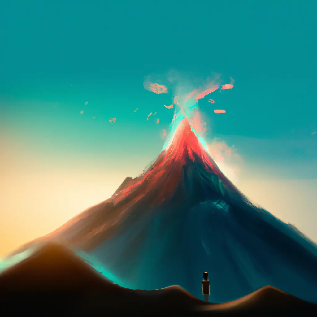 Imagens significado de sonhar com vulcao em erupcao