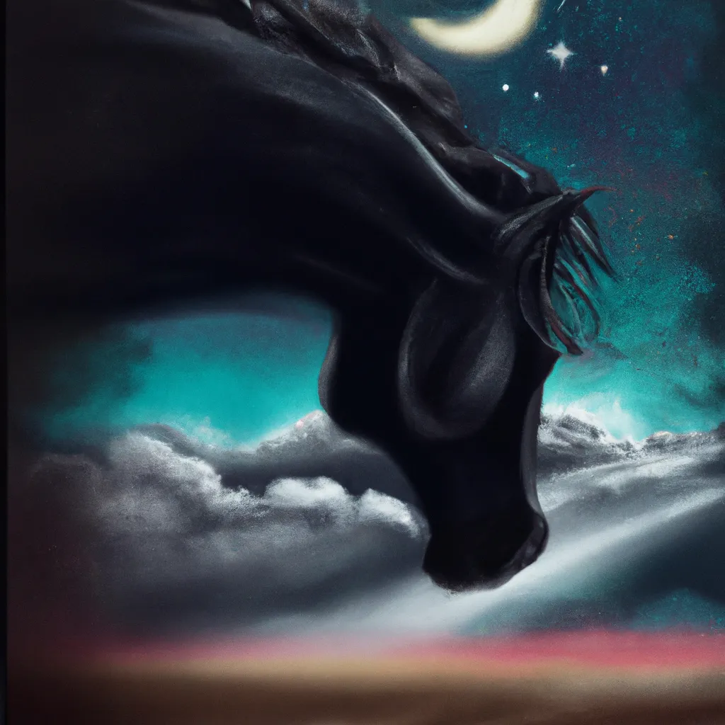 Imagens significado sonhar com cavalo preto
